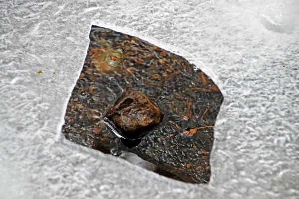 Ice Frame by Deb Oppermann